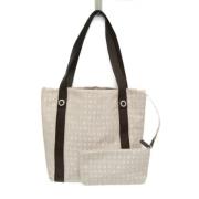 Pre-owned Leather totes Bvlgari Vintage , Beige , Dames