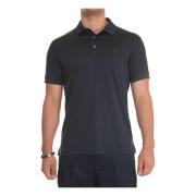 Zachte stof poloshirt met adelaar logo Emporio Armani , Blue , Heren