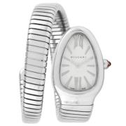 Pre-owned Stainless Steel watches Bvlgari Vintage , Gray , Dames