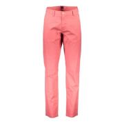 Rode Katoenen Jeansbroek Gant , Red , Heren