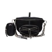 Stijlvolle Crossbody Tas Steve Madden , Black , Dames