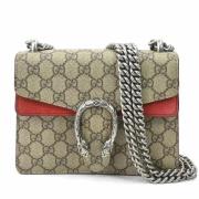 Pre-owned Suede gucci-bags Gucci Vintage , Beige , Dames