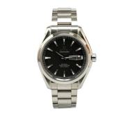 Pre-owned Stainless Steel watches Omega Vintage , Black , Dames