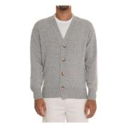 Stijlvolle Cardigan voor Mannen Gran Sasso , Gray , Heren