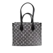 Pre-owned Denim totes Louis Vuitton Vintage , Gray , Dames