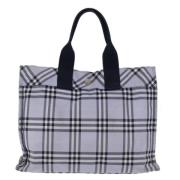 Pre-owned Fabric handbags Burberry Vintage , Blue , Dames