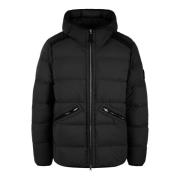 Naadloze Tunnel Nylon Donsjas Stone Island , Black , Heren