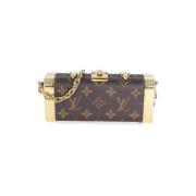 Pre-owned Canvas clutches Louis Vuitton Vintage , Brown , Dames