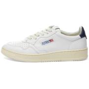 Vintage Low Leather Sneaker White & Navy Autry , White , Dames