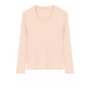 Camille Longsleeve T-shirt Beach Sand Gustav , Beige , Dames