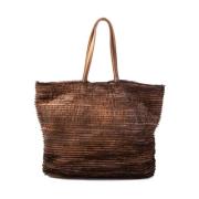 Fringe Shopping Bag Bonv 820 Majo , Brown , Dames