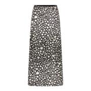 Sterrenprint A-Lijn Midi Rok Fabienne Chapot , Black , Dames