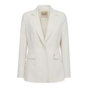 Elegant Mmleonora Miley Blazer Ecru MOS Mosh , White , Dames