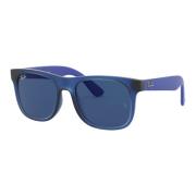 Blauw/Transparante Junior Zonnebril Rj9069S-706080 Ray-Ban , Blue , He...