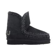 Glitter Logo Black Eskimo Laarzen Mou , Black , Dames