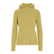 Geribbelde Hoodie Blouse Ancient Gold Bitte Kai Rand , Yellow , Dames