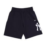 Yankees Logo Gewassen Team Shorts New Era , Blue , Heren