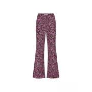 Roze Bloemen Straight-Leg Broek Fabienne Chapot , Pink , Dames