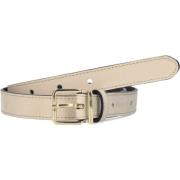 Beige Leren Dames Riem Legend , Beige , Dames