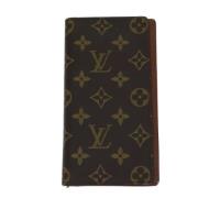 Pre-owned Canvas wallets Louis Vuitton Vintage , Brown , Unisex