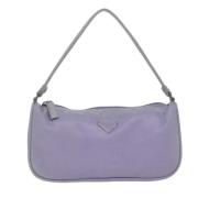 Pre-owned Leather clutches Prada Vintage , Purple , Dames