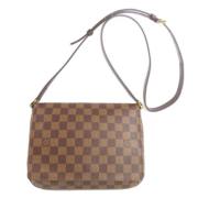 Pre-owned Fabric shoulder-bags Louis Vuitton Vintage , Brown , Dames