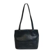 Pre-owned Leather totes Chanel Vintage , Black , Dames