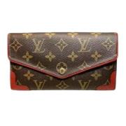 Pre-owned Canvas wallets Louis Vuitton Vintage , Brown , Dames