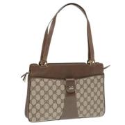 Pre-owned Canvas gucci-bags Gucci Vintage , Beige , Dames