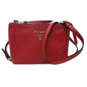 Pre-owned Leather prada-bags Prada Vintage , Red , Dames