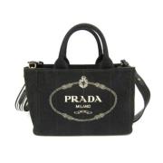 Pre-owned Fabric prada-bags Prada Vintage , Blue , Dames