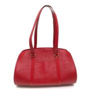 Pre-owned Leather louis-vuitton-bags Louis Vuitton Vintage , Red , Dam...