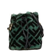 Pre-owned Fur shoulder-bags Fendi Vintage , Black , Dames