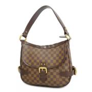 Pre-owned Fabric shoulder-bags Louis Vuitton Vintage , Brown , Dames