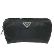 Pre-owned Fabric clutches Prada Vintage , Black , Dames