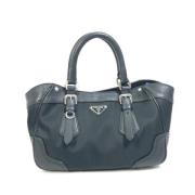 Pre-owned Leather totes Prada Vintage , Black , Dames