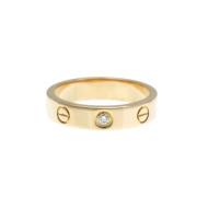 Pre-owned Rose Gold rings Cartier Vintage , Yellow , Dames