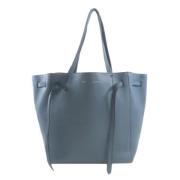 Pre-owned Leather celine-bags Celine Vintage , Blue , Dames