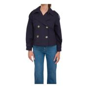 Stijlvolle Trenchcoat voor Vrouwen Marella , Blue , Dames