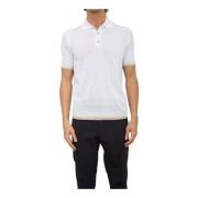 Klassieke Polo Shirt Peserico , White , Heren