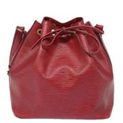 Pre-owned Leather louis-vuitton-bags Louis Vuitton Vintage , Red , Dam...