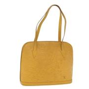 Pre-owned Leather louis-vuitton-bags Louis Vuitton Vintage , Yellow , ...