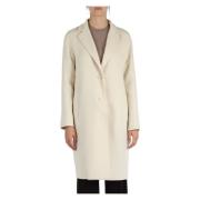 Stijlvolle Viscosemix Jas Emme DI Marella , Beige , Dames