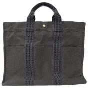 Pre-owned Canvas totes Hermès Vintage , Black , Unisex