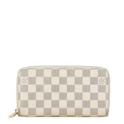 Pre-owned Canvas wallets Louis Vuitton Vintage , White , Dames