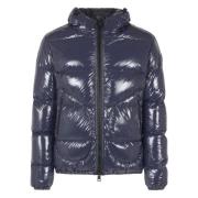 Blauwe Piumino Jas Herno , Blue , Heren