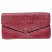 Pre-owned Canvas wallets Louis Vuitton Vintage , Red , Dames