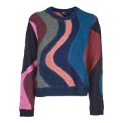 Multicolor Gebreide Trui Ronde Hals PS By Paul Smith , Multicolor , Da...