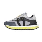 018 Zinc Monochrome Sneakers Mikakus Barcelona , Gray , Heren