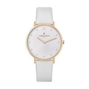 Wit Dames Quartz Analoog Horloge Pierre Cardin , White , Dames